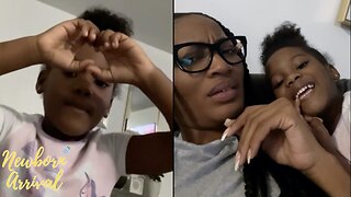 Erica Dixon's Daughter Embrii Pushes Mommy's Buttons Before Singing Her ABC's! 😂