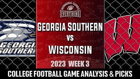 Wisconsin vs Georgia Southern Picks & Prediction Against the Spread 2023 College Football Analysis