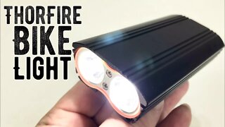 2000 Lumens Detachable USB Rechargeable Bike Bicycle Light by ThorFire Review