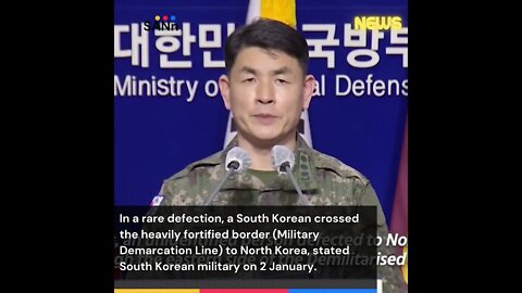 South Korean crosses border to North Korea #shorts