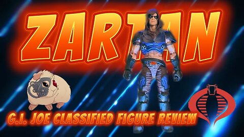 G I Joe classified Zartan Figure Review