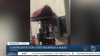Confrontation over not wearing a mask at Coronado Coffee Shop