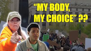 Pro-Choice Activists On "My Body, My Choice" for Protesting Mandates.