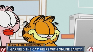 'Garfield the cat' helps with online safety