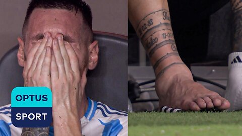 In tears! Messi's final moments in Copa America 2024 Final| A-Dream ✅