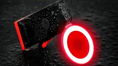 USB Charged Bicycle Flash Taillight Night Warning Lights