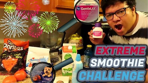 EXTREME SMOOTHIE CHALLENGE!!!