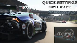 LOGITECH G29 - BEST SETTINGS FOR GRAN TURISMO 7