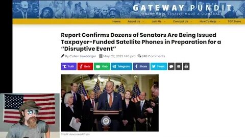 Senators Are Issued Satellite Phones in Prep for a 'Disruptive Event'