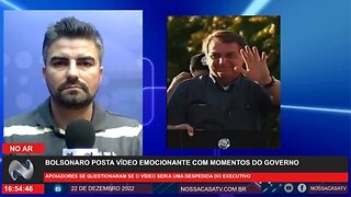“Despedida” Bolsonaro posta vídeo emocionante com momentos marcantes do Governo
