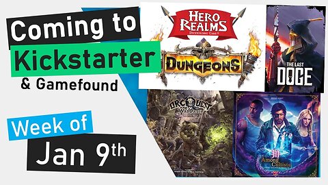 📅Upcoming Boardgames | Hero Realms Dungeons, OrcQuest WarPath, The Last Doge, Among Cultists,