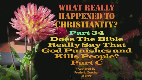 Fred Zurcher on What Really Happened to Christianity pt34