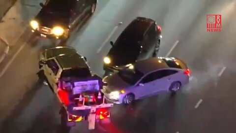 Tow Truck Gone Wild In Police Pursuit, Uses It As A Battering Ram In Maryland
