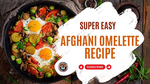 Eggs With Potatoes And Tomatoes - Easy Afghani Omelette | Easy Breakfast Recipe ♥️