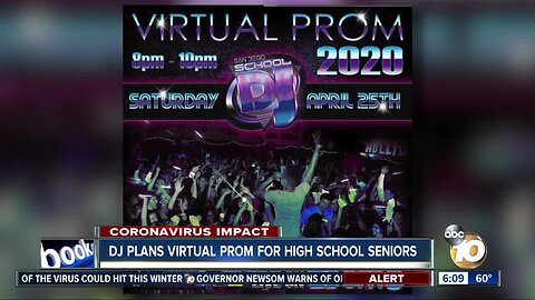 Local DJ plans virtual prom for San Diego high school seniors