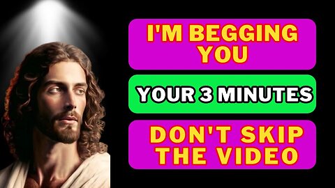 💌Urgent Message from God💕 Today's Message 🙏Message from Jesus 🙏watch the video