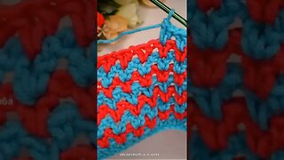 crochet V stitch #crochet #marifu6a #shorts