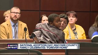 National Adoption Day: Macomb County Family celebrates "Forever Home"