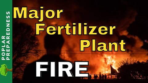 Huge Fertilizer Plant On Fire (Weaver Plant) (NC) --People Being Evacuated