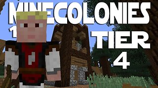 Minecraft Minecolonies 1.12 ep 17 - Tier 4 Builder's Hut and Guard Towers