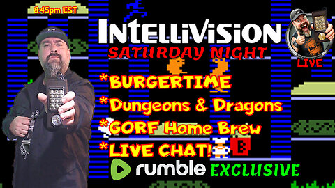INTELLIVISION Saturday Night - Live Retro Gaming with DJC - Rumble Exclusive