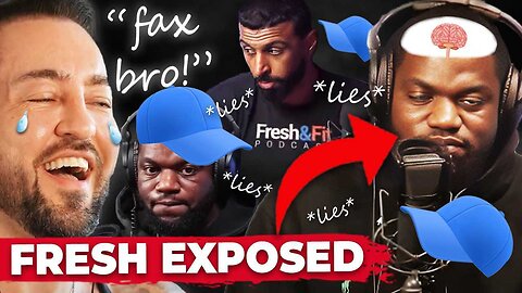 Fresh EXPOSED as a Complete LIAR, FRAUD & SIMP (f-f-fax bro!)