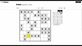 #Sudoku 2023 09 17 easy