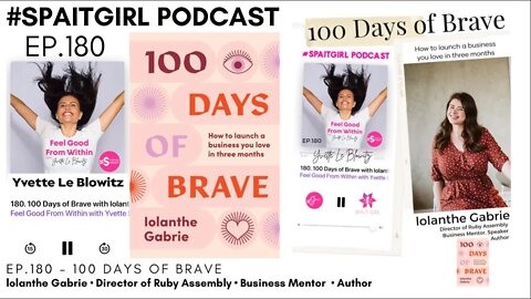 100 Days of Brave w/lolanthe Gabrie | Yvette Le Blowitz #podcast #mentalhealth #selfcare #selfhelp