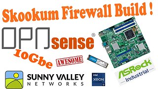 Jasons Skookum OPNsense Firewall Build #opnsense #homelab