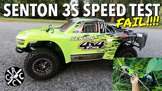 ARRMA Senton BLX 3S Speed Test Goes Wrong! Lost My Dynamite GPS Speedometer