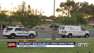 Man shot and killed at Craig Ranch Regional Park