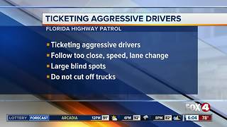FHP safety campaign: Ticketing Aggressive Cars and Trucks