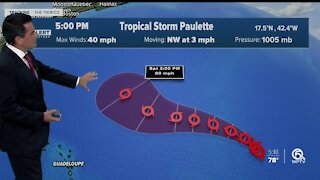 Tropical Storm Paulette forms in Atlantic Ocean