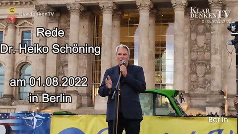 Rede von Heiko Schöning auf der Demo in Berlin am 01.08.2022