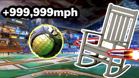 Breaking the speed limit with my *NEW* Rocking Chair!!! | Rocket League