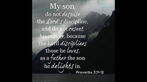 Disciplining of The Lord