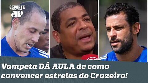 Vão ter que GANHAR MENOS? Vampeta DÁ AULA e revela como convenceria estrelas do Cruzeiro!