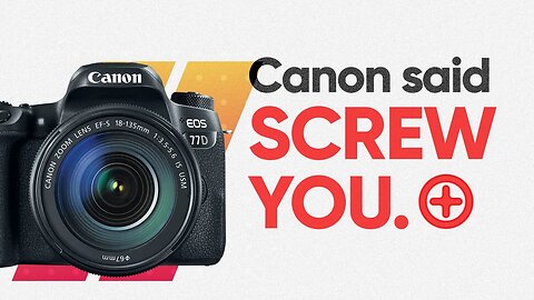 Canon refuses to provide customer a screw; why I buy Sony cameras instead