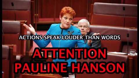 HOW MUCH MORE EVIDENCE DO YOU NEED PAULINE HANSON