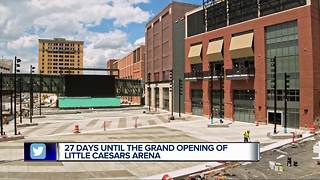 27 days until the opening of Little Caesars Arena