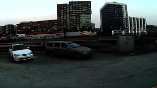 Caltrain takeoff, 5th and Townsend, San Francisco, California