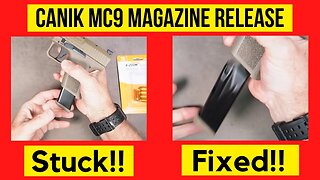 Fix the Canik MC9 Magazine Eject issues. How I solved the problem of the magazine not ejecting.