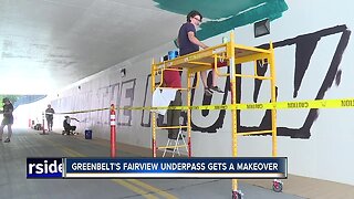 Greenbelt's Fairview Ave underpass gets a vibrant makeover