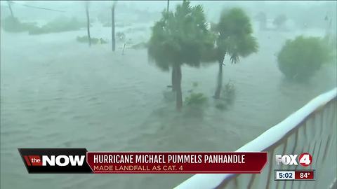 Hurricane Michael pummels the panhandle of Florida