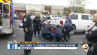 Man tried to shield girlfriend from gunfire