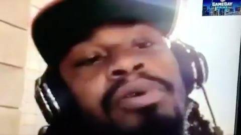 Marshawn Lynch Says "Motherf**ker" on Live TV