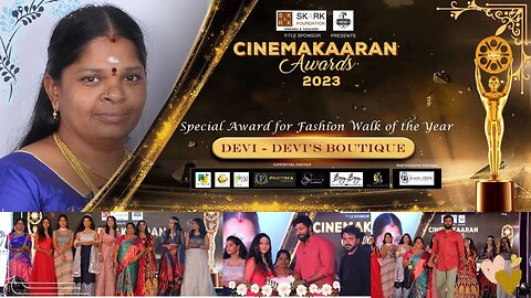 Spl Award Fashion Walk Of The Year Devi's boutique Cinemakaaran Awards| SKARK Foundations |Malik|Ep1