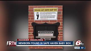 Newborn left in 'baby box' at Indiana fire station