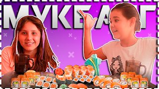 SUSHI ROLLS - ASMR MUKBANG