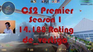 CS2 Premier Matchmaking - Season 1 - 14,188 Rating - de_vertigo